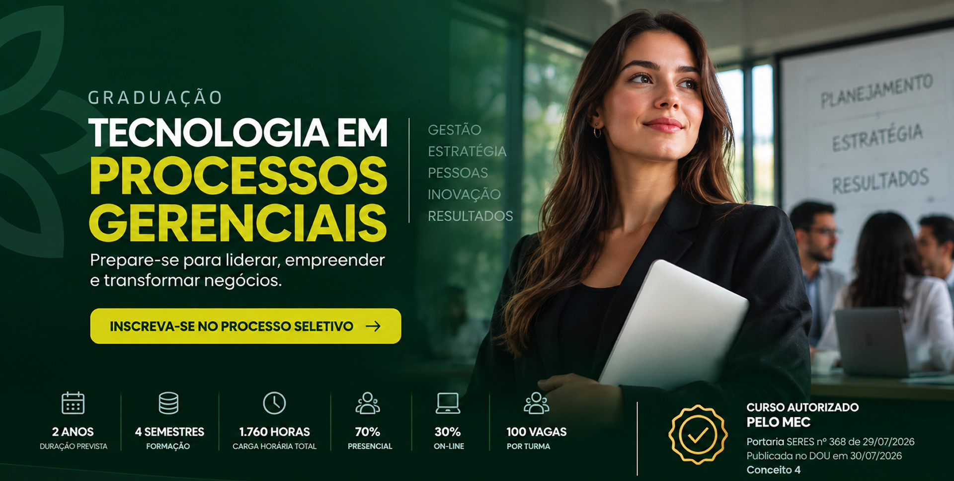 Graduação em Tecnologia em Processos Gerenciais